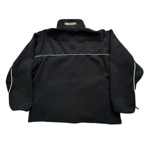 Vintage Rukka Fleece Full Zip Jacket Womens 14 Large Black Logo